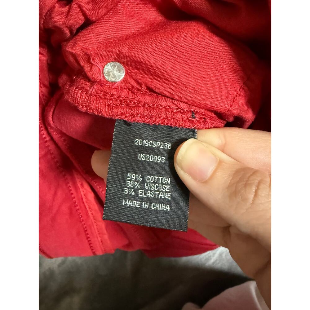 2/$30 NEW Universal Standard Red Seine High Rise Skinny Jeans 27” Scooter 40 - Picture 10 of 11